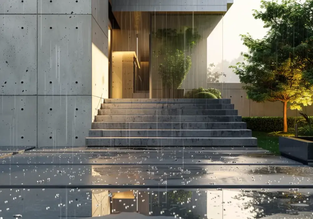 Jak tynk beton architektoniczny na zewnątrz ochroni dom?