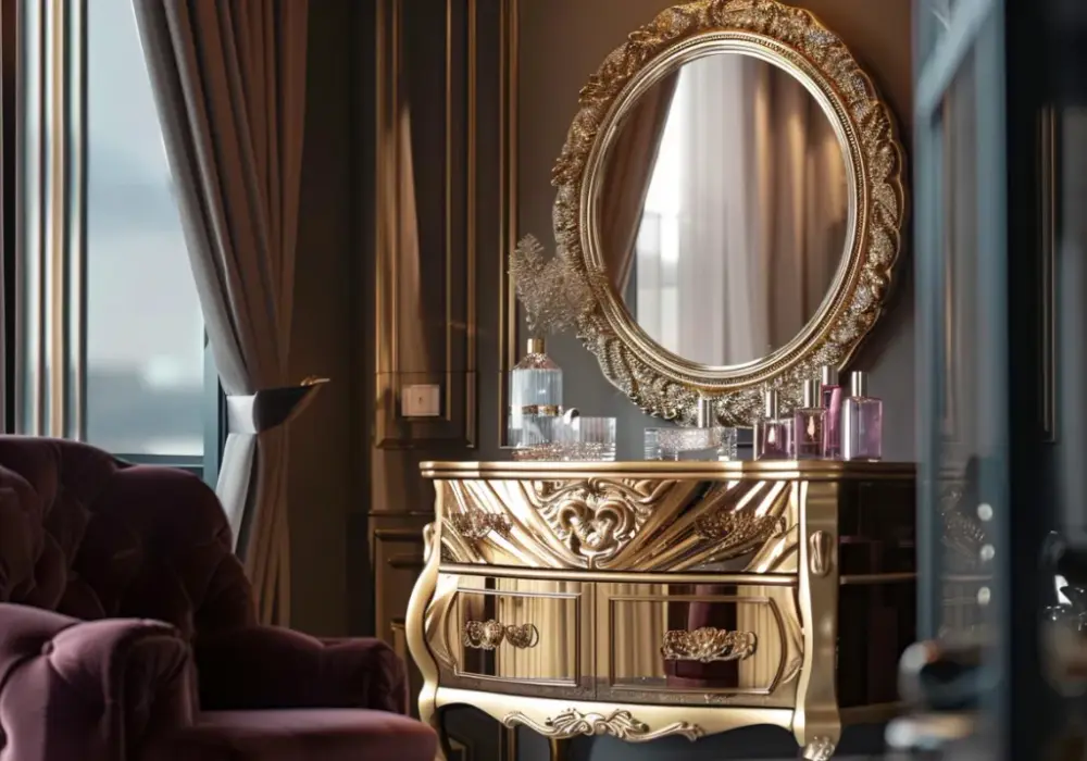 Dlaczego złota komoda glamour doda blasku Twojej sypialni?