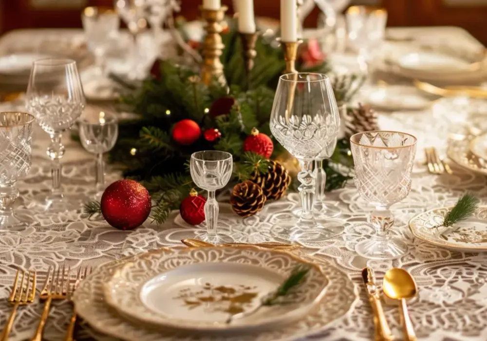 Jaką elegancję wniesie do Twojego stołu obrus świąteczny owalny?