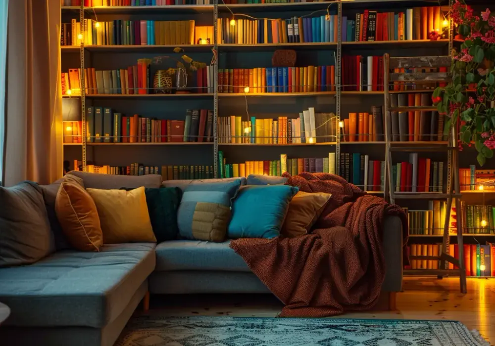 Biblioteczka narożna - idealne rozwiązanie dla Twojej biblioteki.
