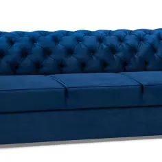  Sofa chesterfield 3 osobowa z funkcją spania - stylowa i wygodna