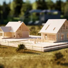 Jak najkorzystniej zaplanować dwa domy na jednej działce