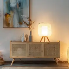 Jakie lampki na komodę do salonu są teraz modne?