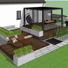 Projekt tarasu przy domu: 5 kluczowych aspektów planowania