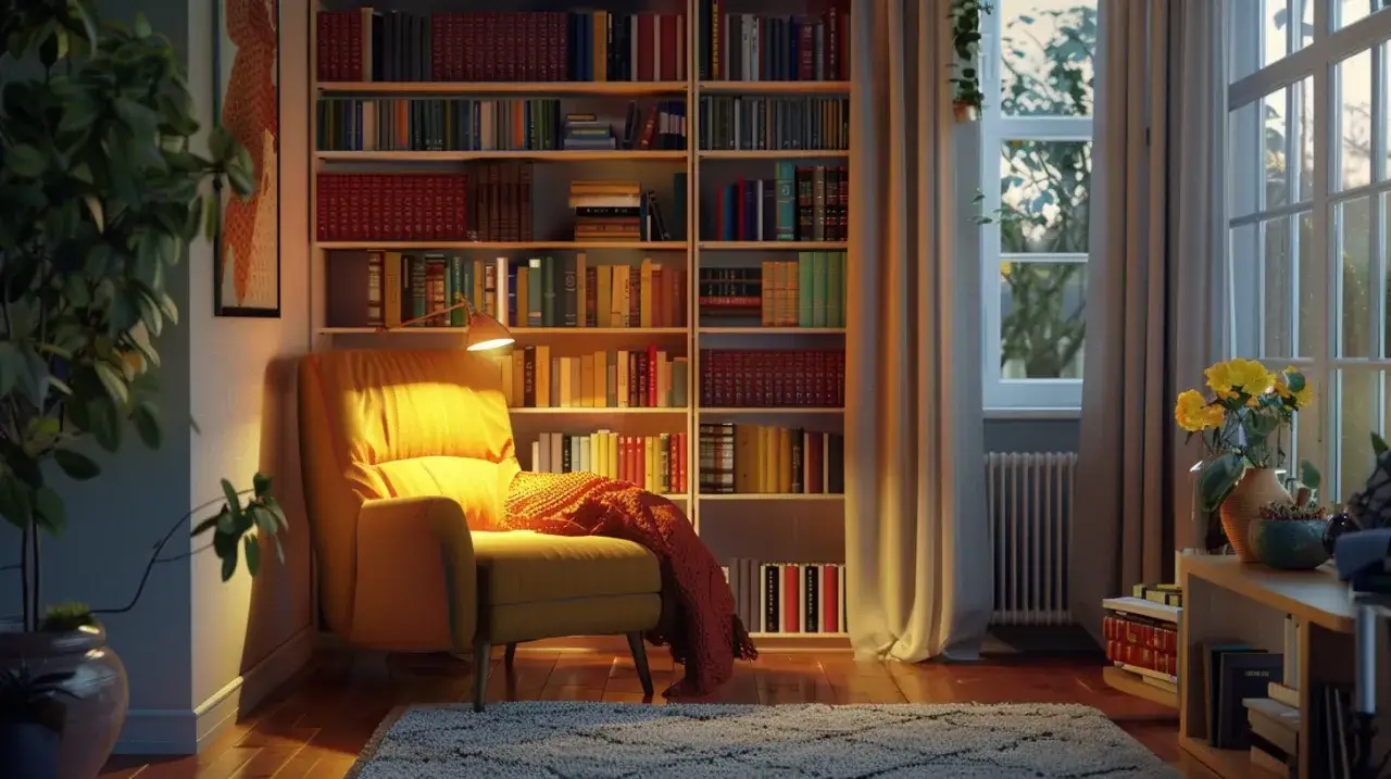 Zdjęcie Biblioteczka narożna - idealne rozwiązanie dla Twojej biblioteki.